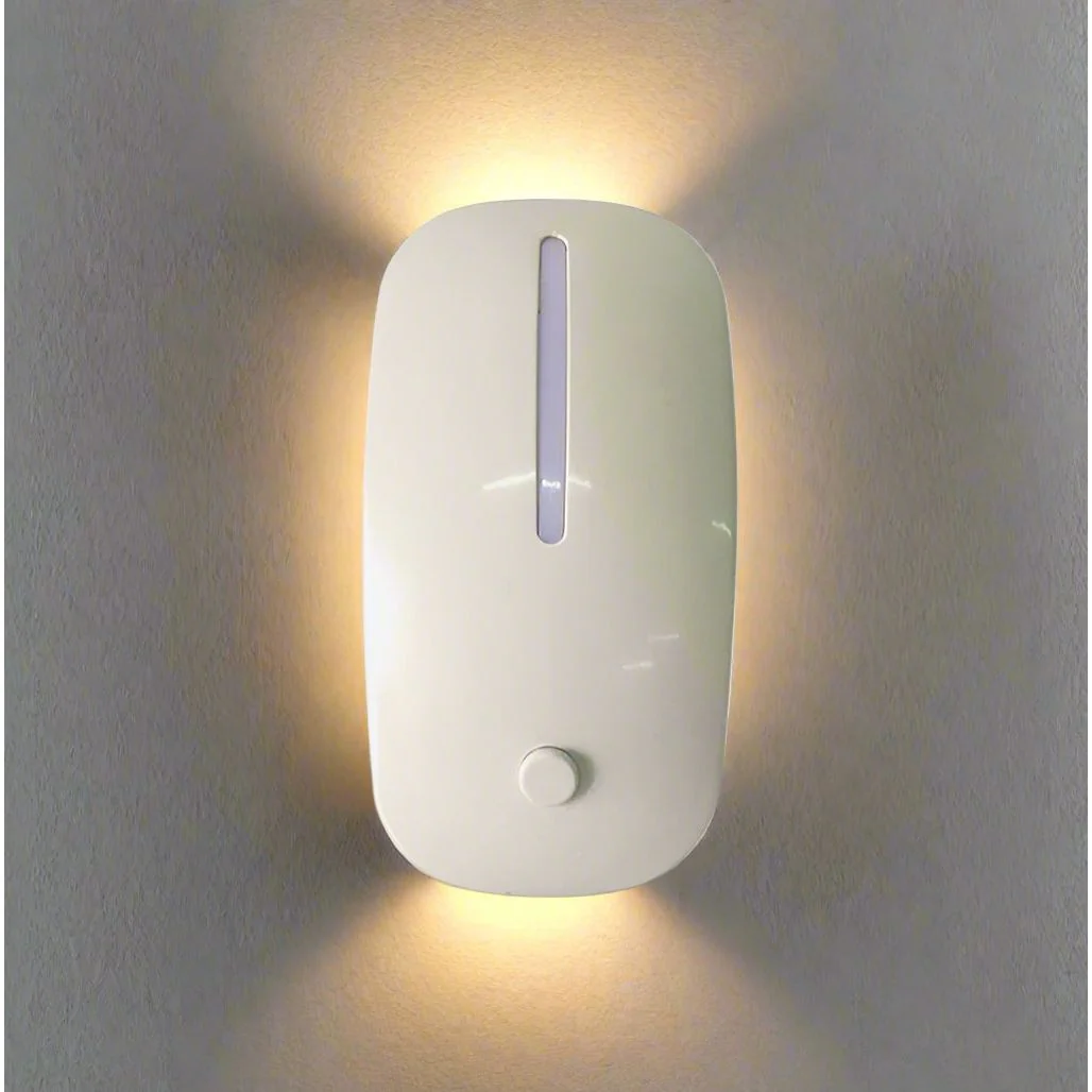 מנורת לילה wall washer‏ 5 לדים +מפסק OME
