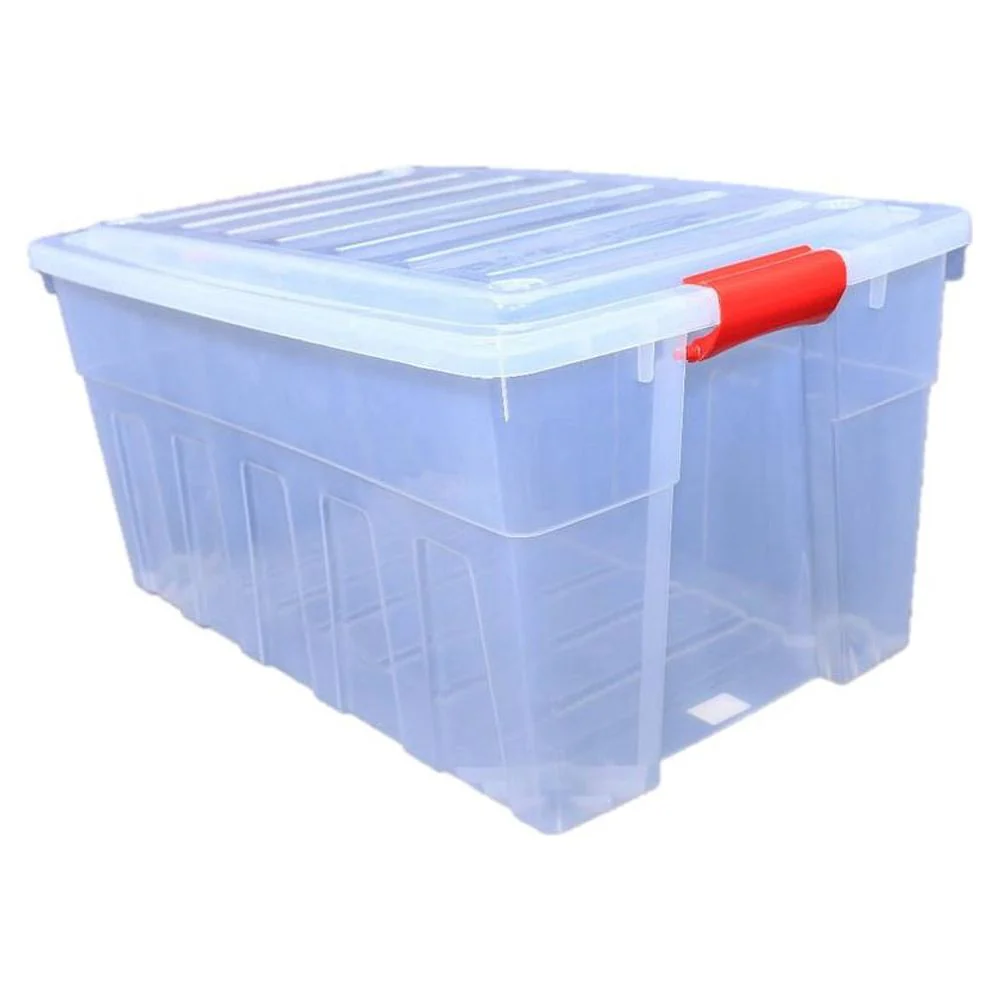 ארגז אחסון 120 ליטר גבוה עם גלגלים ומכסה - Image 2