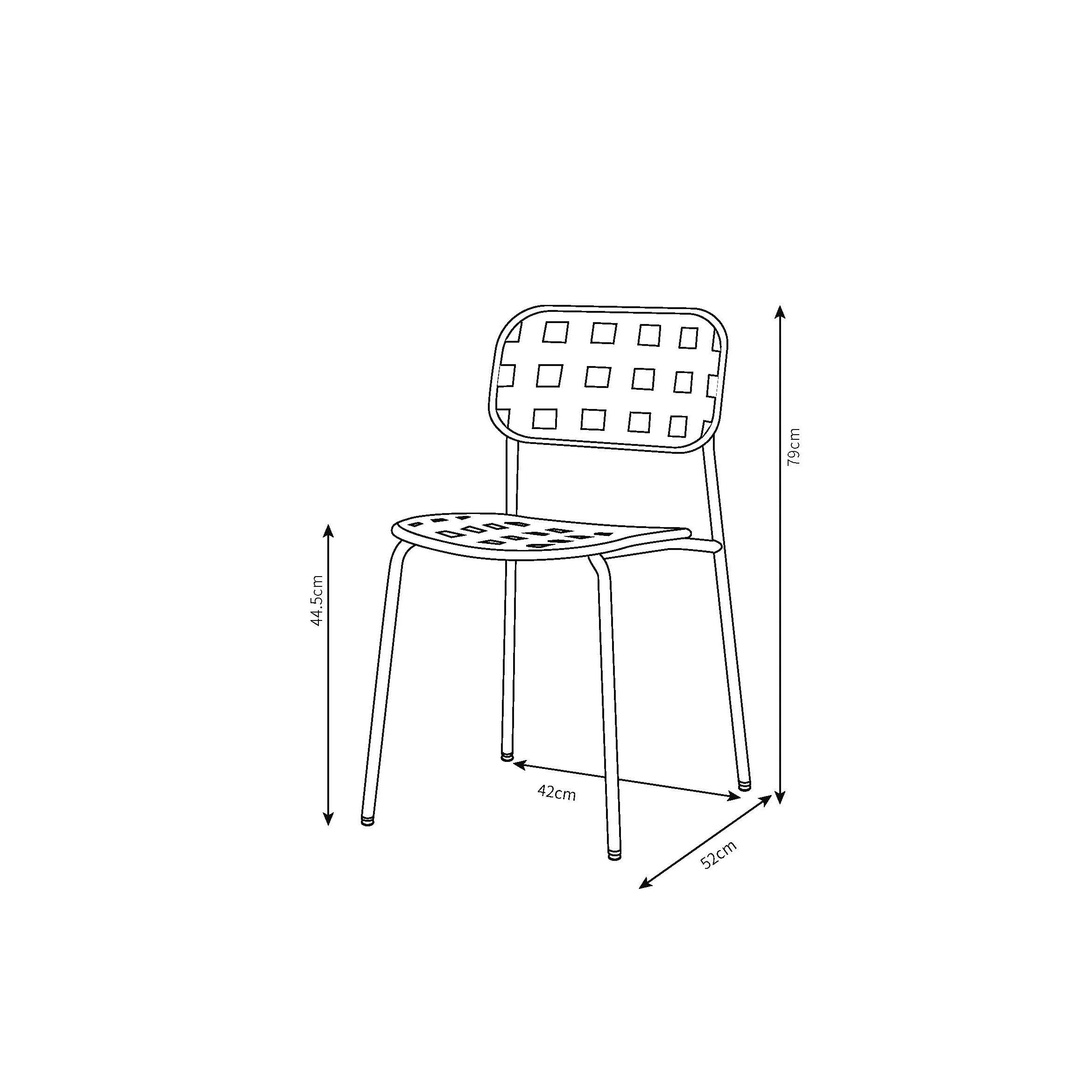 כסא יולי צהוב - Image 6
