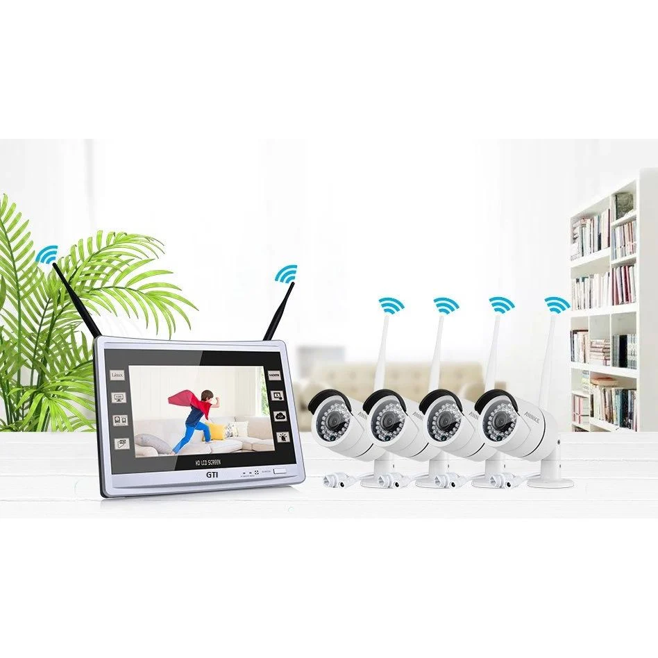 מערכת אבטחה אלחוטית +4 מצלמות אלחוטיות HD דגם GTXl1 - Image 2