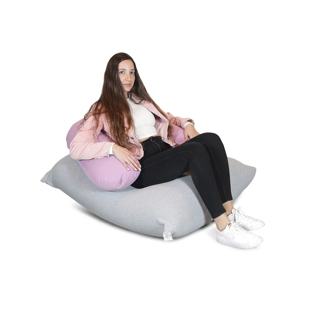 כרית הנקה גוון שמנת מלאנג' - Image 4