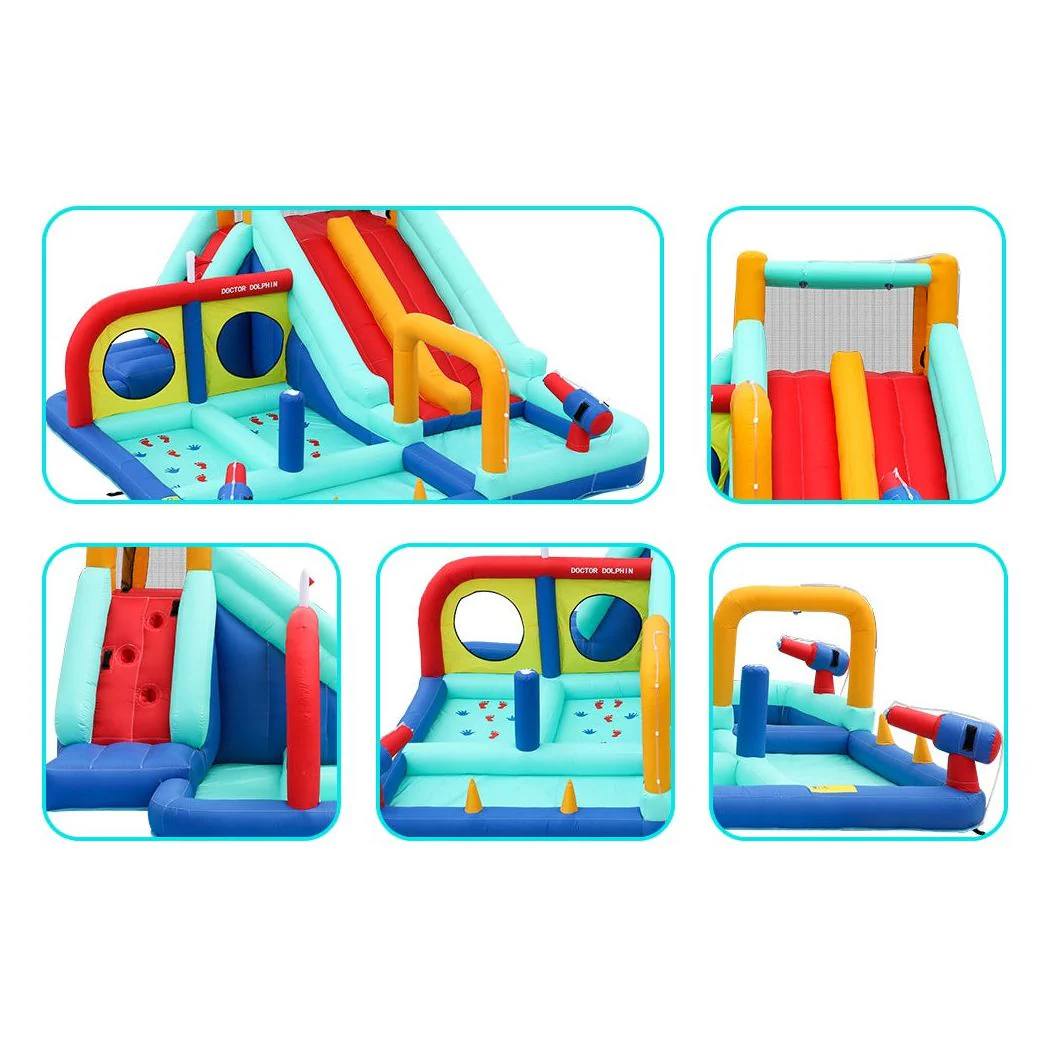 מתקן קפיצה מתנפח עם 2 מגלשות דגם ED10701 - Image 4