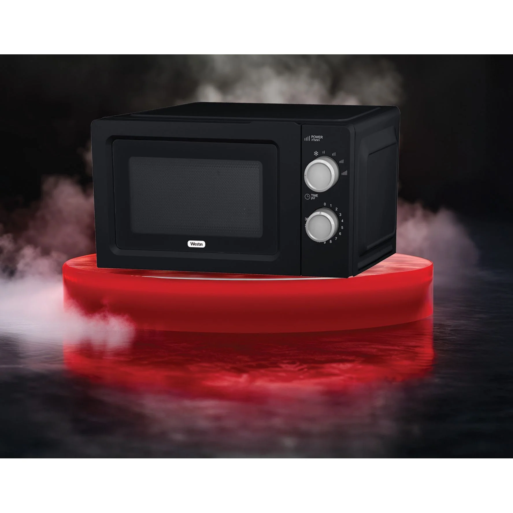 מיקרוגל 20 ליטר מכאני שחור WES-20L1005B - Image 2