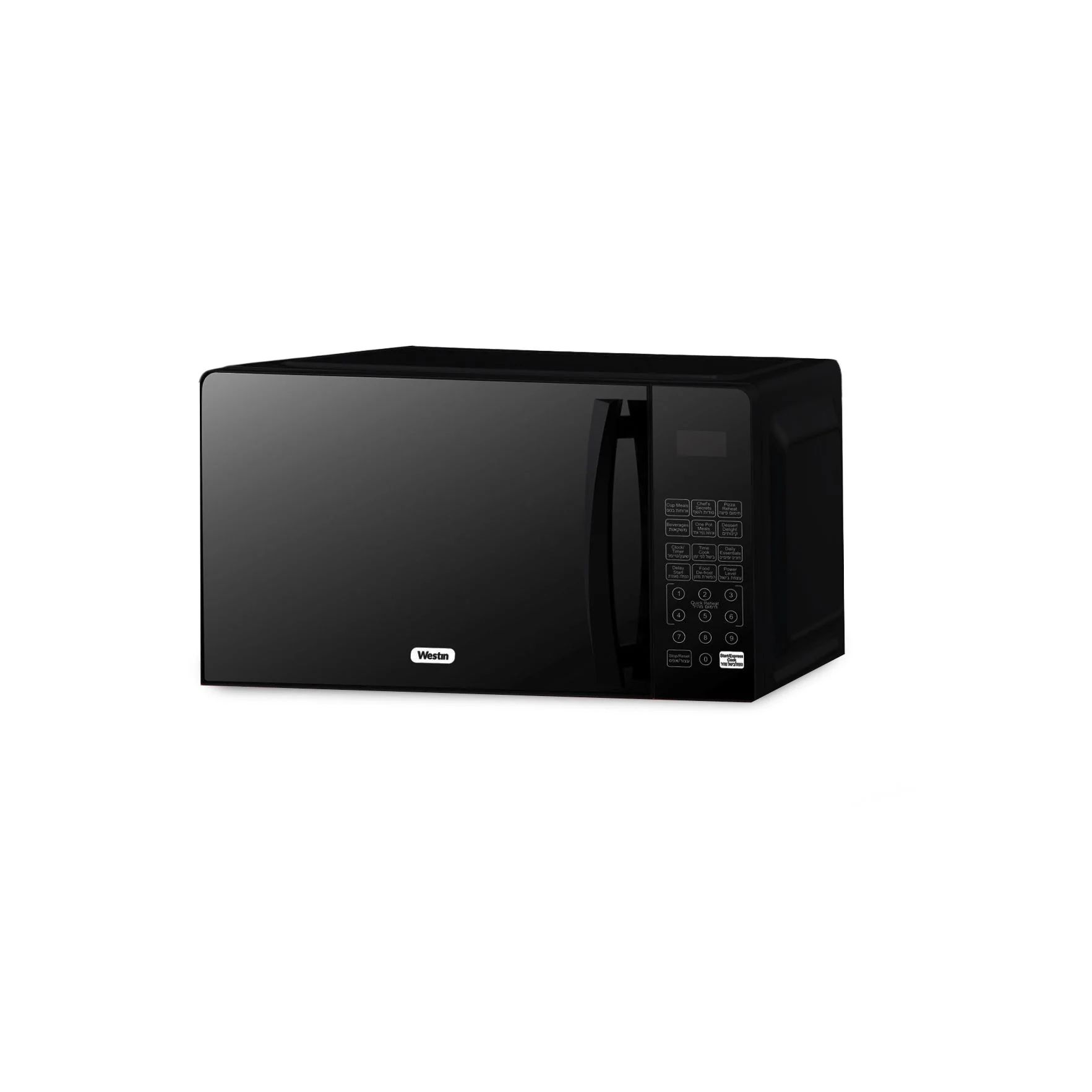 מיקרוגל 23 ליטר דיגיטלי שחור מראה 900W דגם WES-23EL2005BM - Image 2