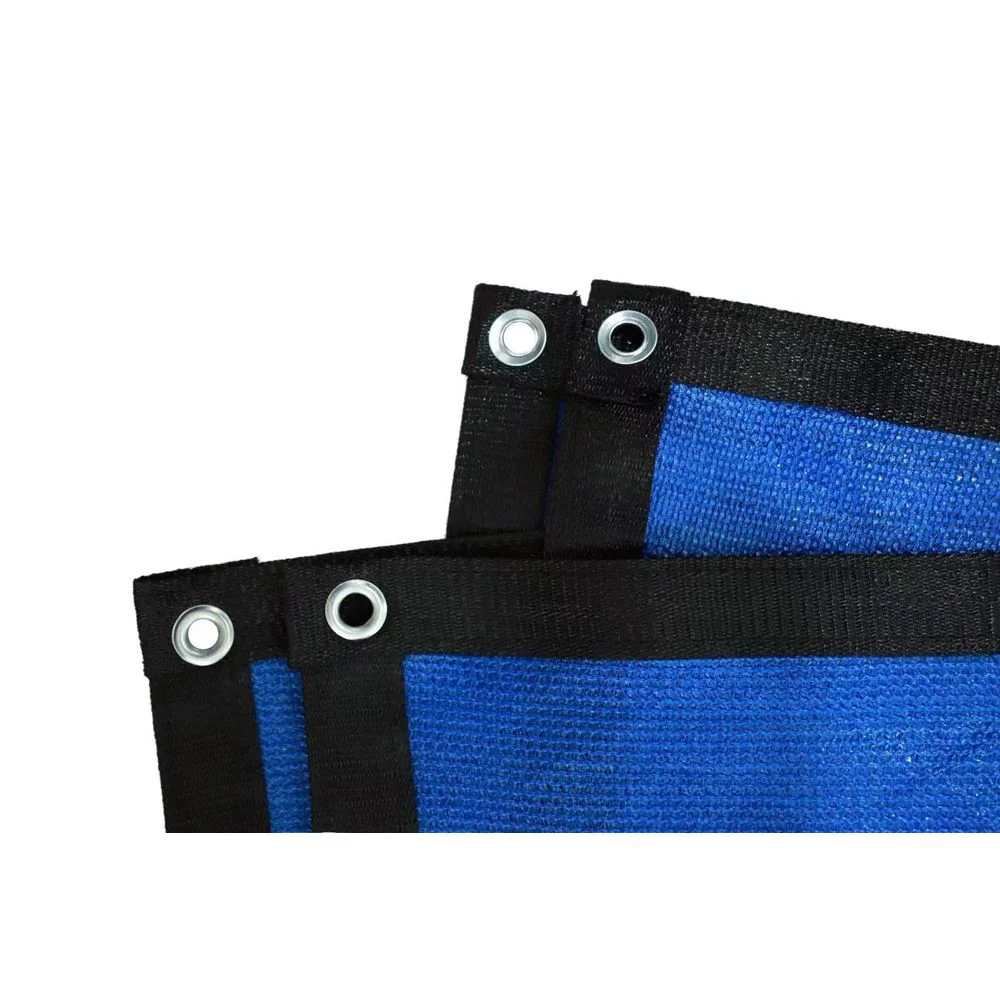 רשת צל 4*5 מטר עם טבעות כחול - Image 3