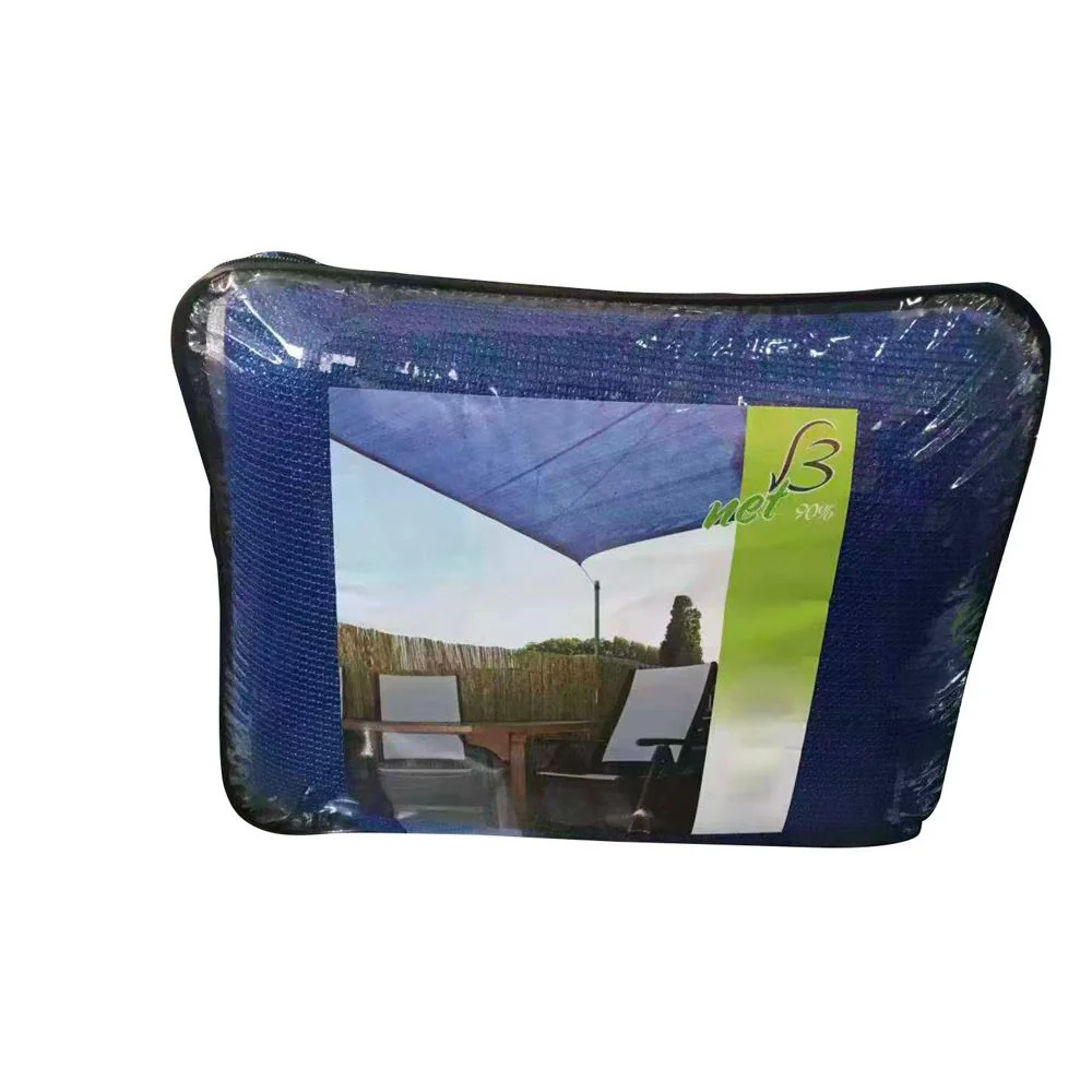 רשת צל 4*5 מטר עם טבעות כחול - Image 5