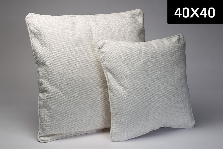 כרית 45X45 WOVEN FABRIC WHITE - Image 2