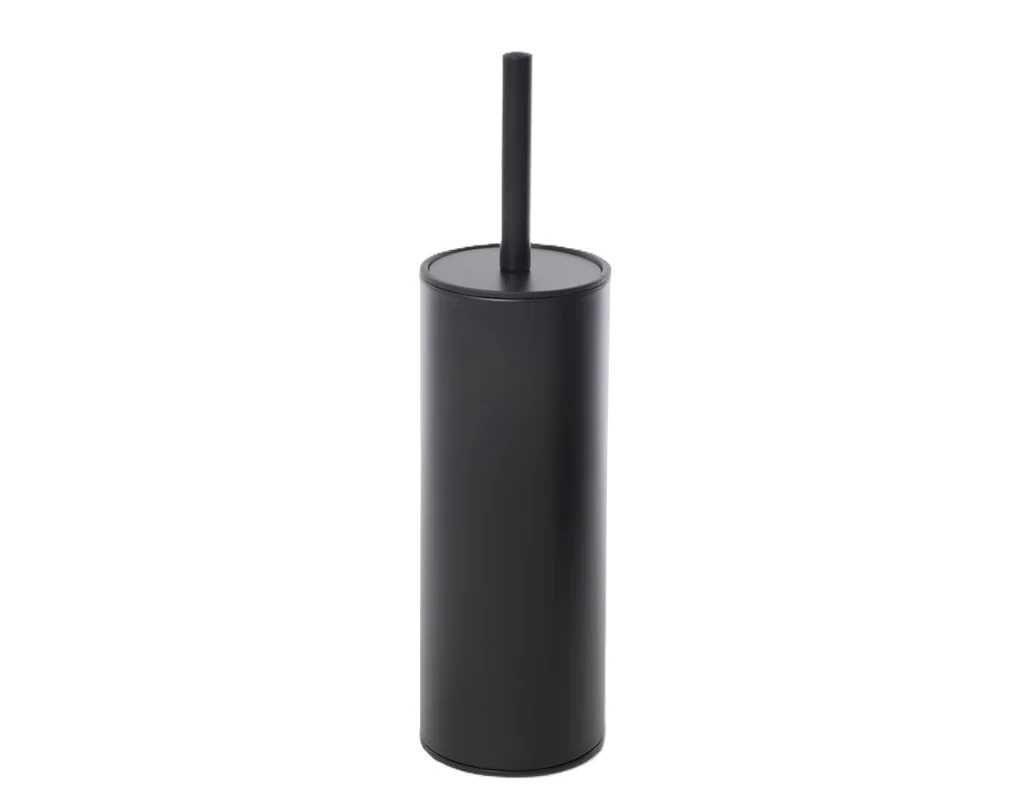 מברשת אסלה שחור מט בקווים מינימליסטיים B-DECOR