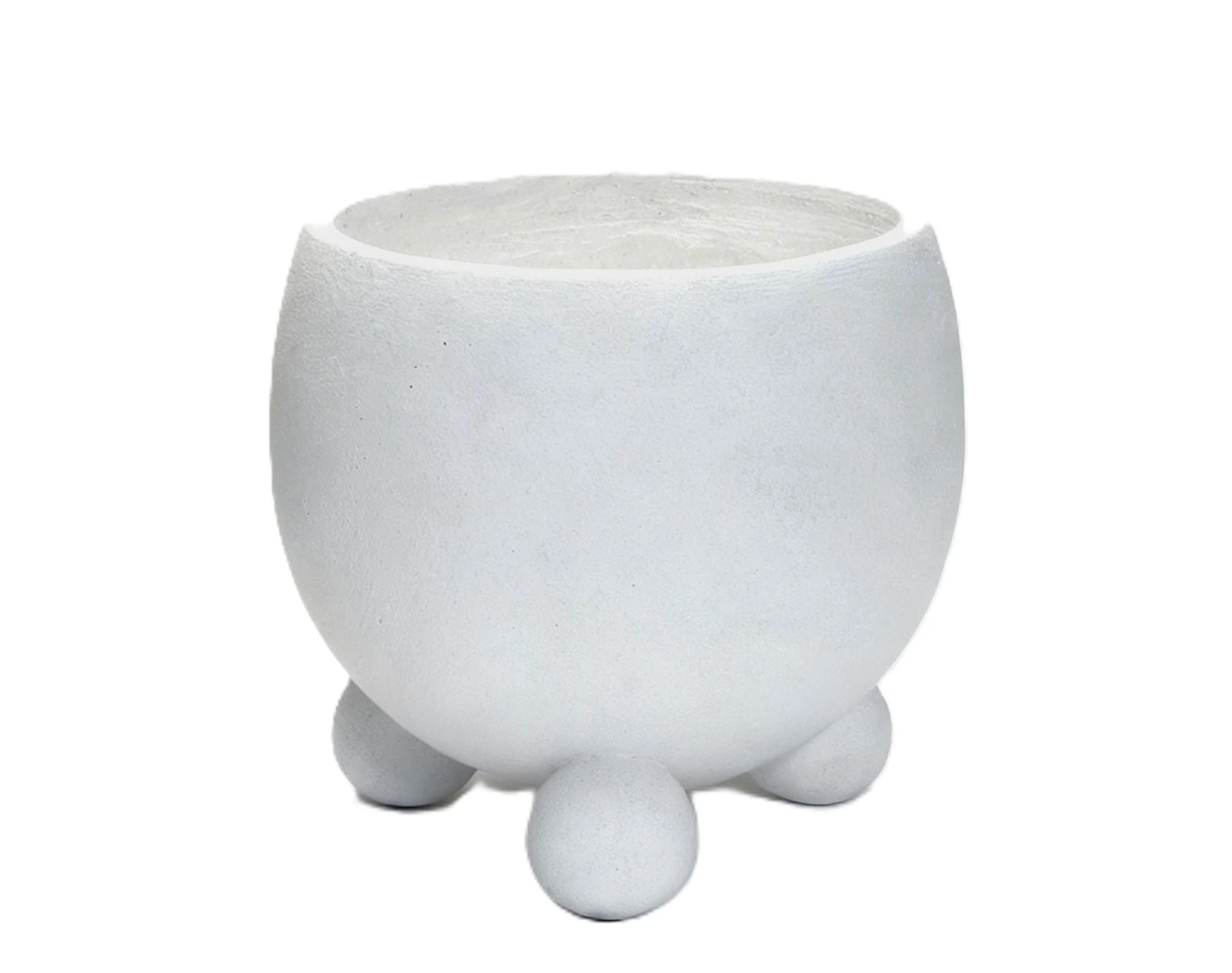 בית עציץ 31X31X28 TROPHY WHITE