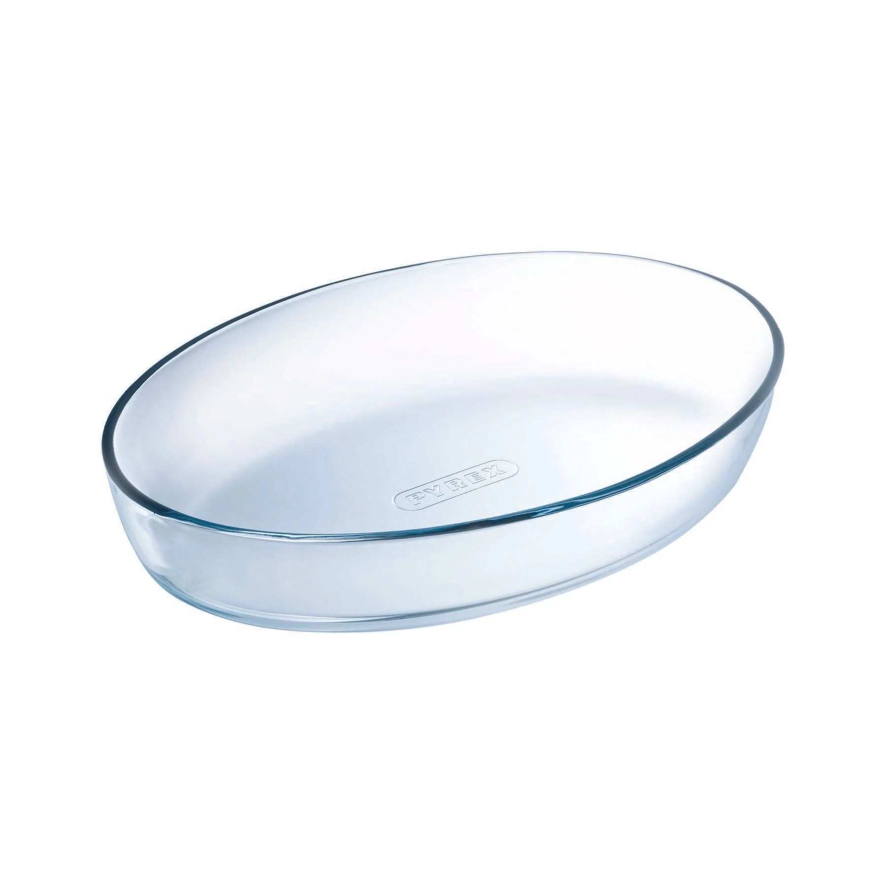 תבנית זכוכית אובלית 30*21 ס"מ PYREX GLASS - Image 2