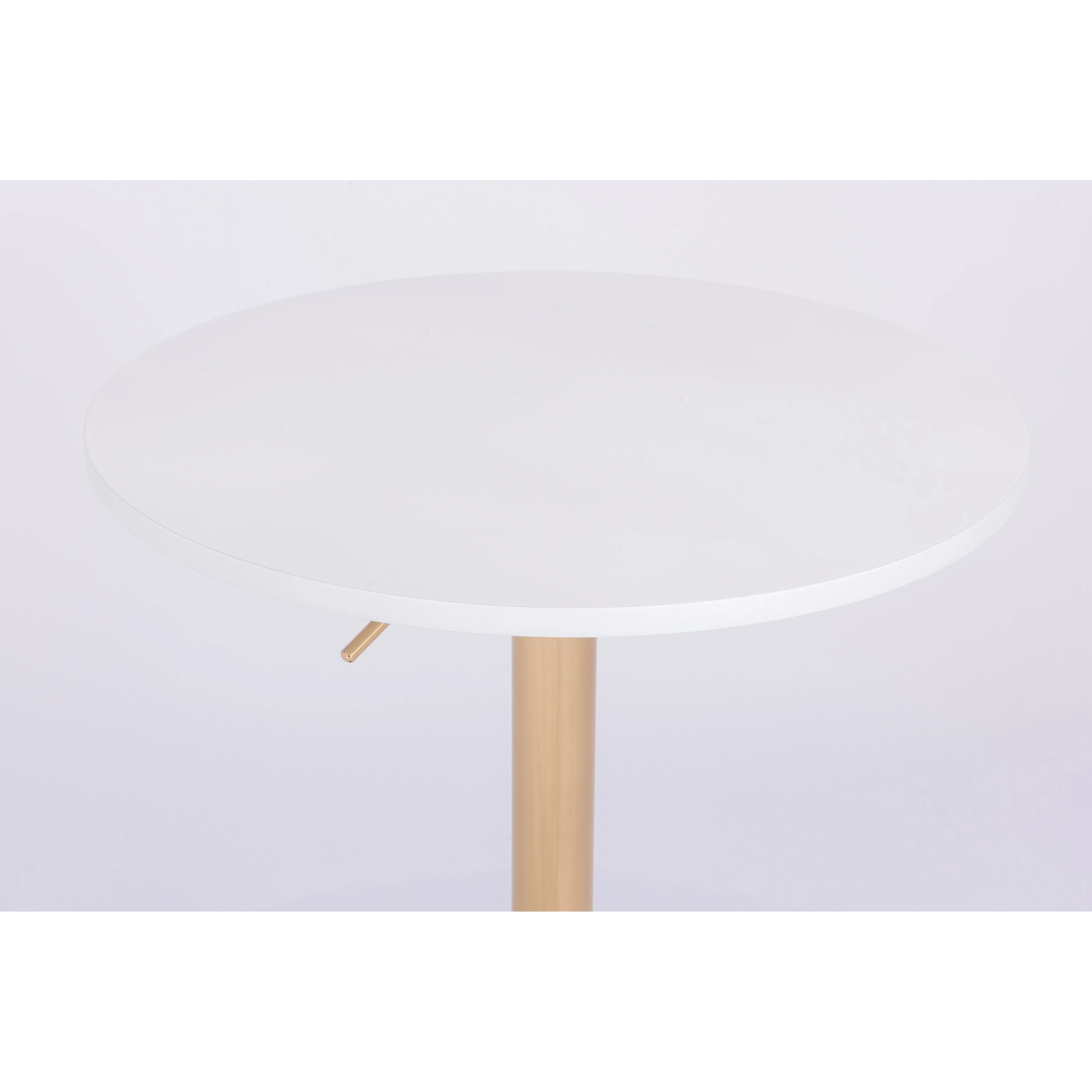 פלטה עגולה לשולחן בר 60 ס"מ לבן - Image 3