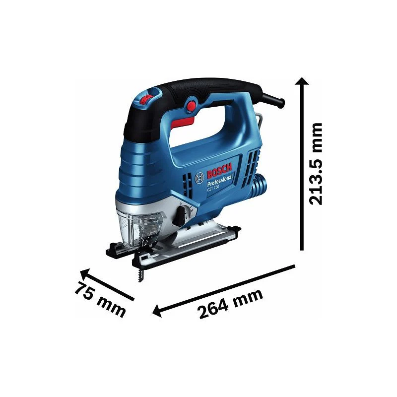 מסור חשמלי אנכי מקצועי GST 700 - בוש BOSCH - Image 3