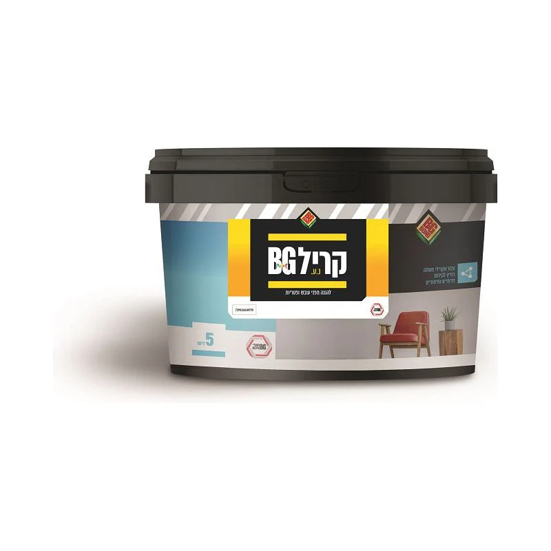 צבע קריל נגד עובש 5 ליטר BG