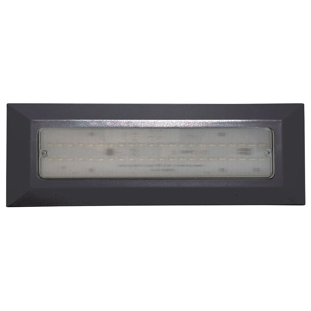 תאורת חוץ צמוד קיר - שבילית לד 3 גוונים אור IP65 4.4W CCT שחור