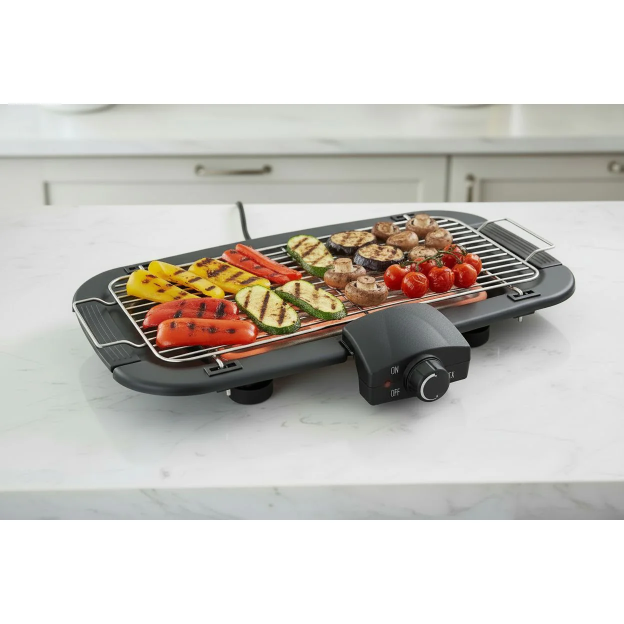 מנגל חשמלי כולל וסת חום דגם EF-614A של HOME